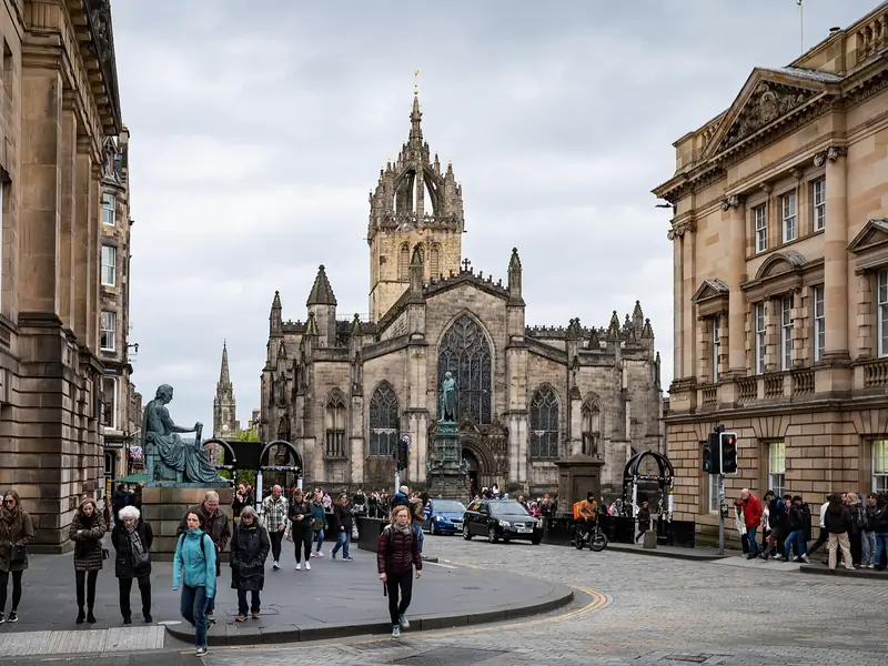 La cattedrale di St Giles sul Royal Mile di Edimburgo